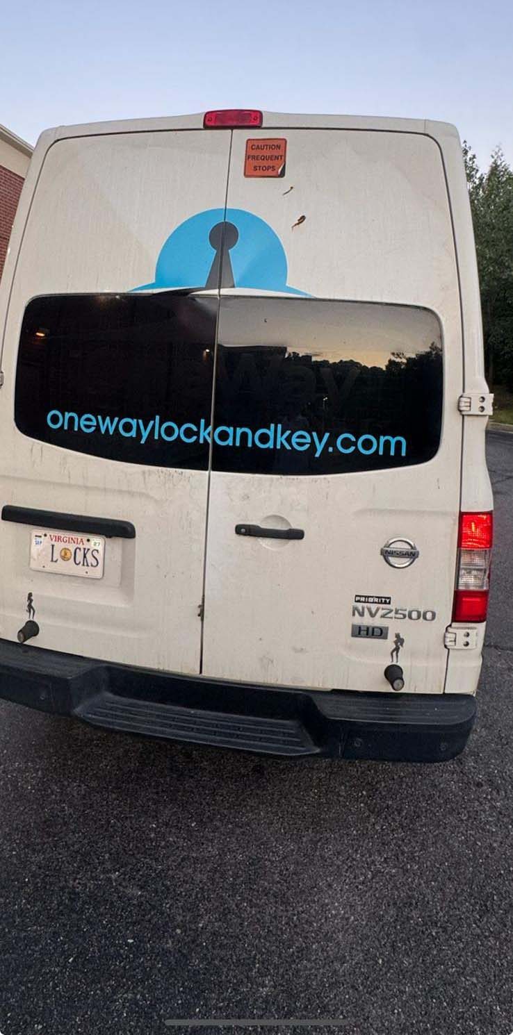 One Way Lock and Key mobile service van